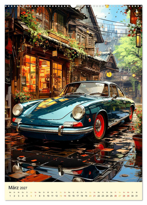 Nostalgic Cars der Traum (CALVENDO Wandkalender 2027)