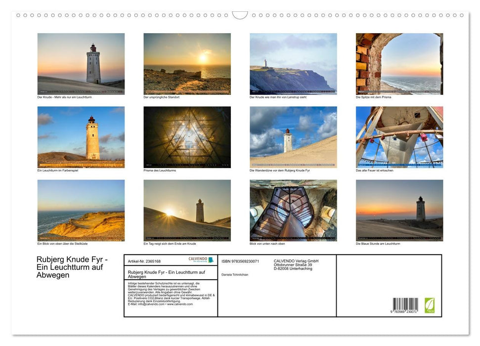 Rubjerg Knude Fyr - Ein Leuchtturm auf Abwegen (CALVENDO Wandkalender 2027)