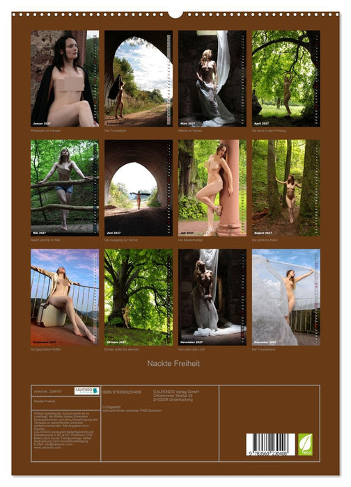 Nackte Freiheit (CALVENDO Premium Wandkalender 2027)
