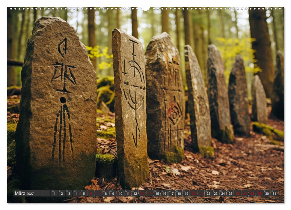 Rätselhaftes aus der Archäologie (CALVENDO Premium Wandkalender 2027)