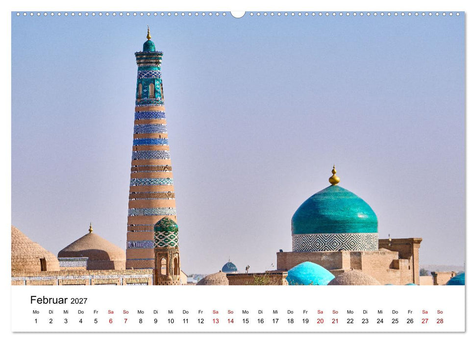 Zentralasien - Entlang der alten Seidenstraße (CALVENDO Premium Wandkalender 2027)