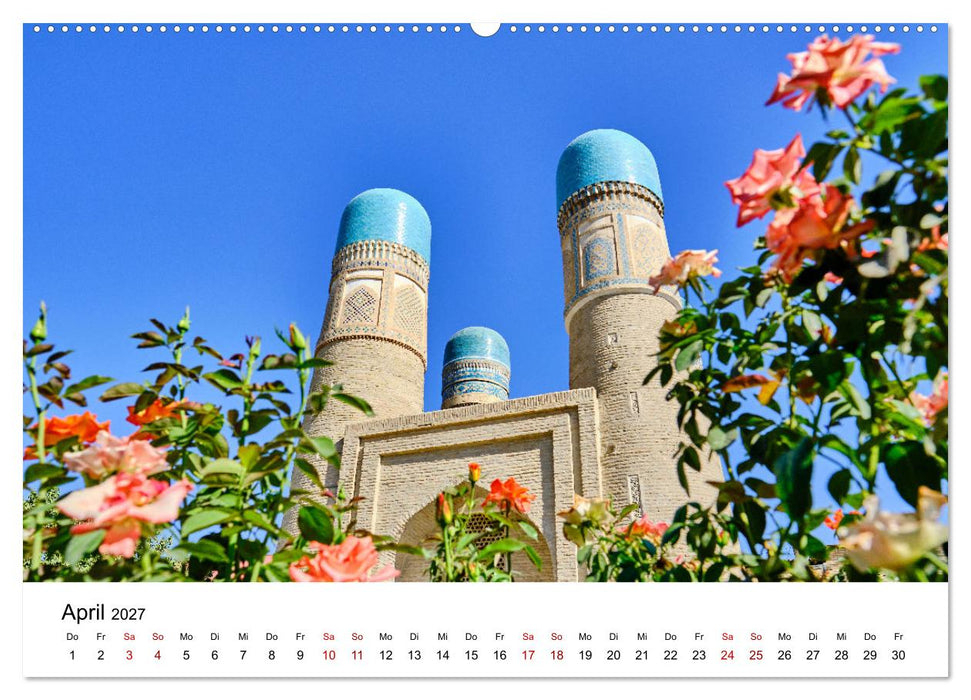 Zentralasien - Entlang der alten Seidenstraße (CALVENDO Premium Wandkalender 2027)