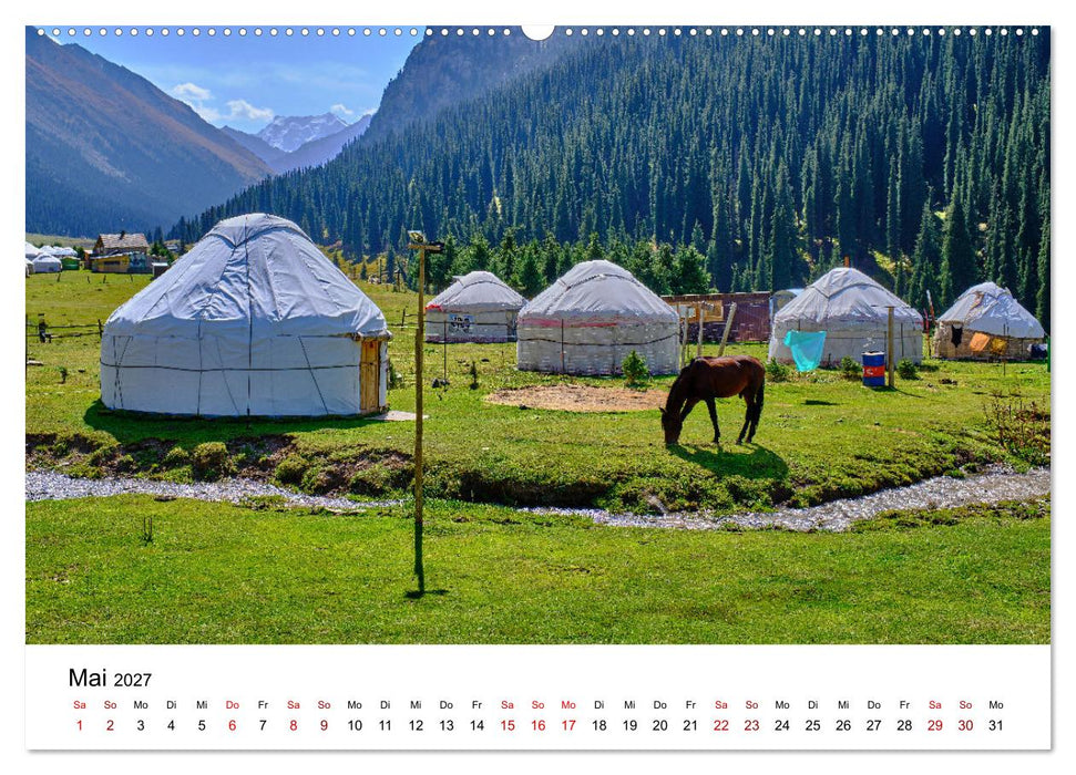 Zentralasien - Entlang der alten Seidenstraße (CALVENDO Premium Wandkalender 2027)