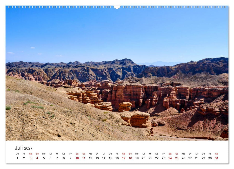 Zentralasien - Entlang der alten Seidenstraße (CALVENDO Premium Wandkalender 2027)