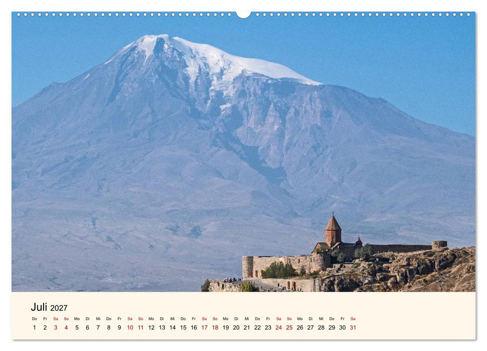 Der Kaukasus - Entdeckungen zwischen Asien und Europa (CALVENDO Premium Wandkalender 2027)