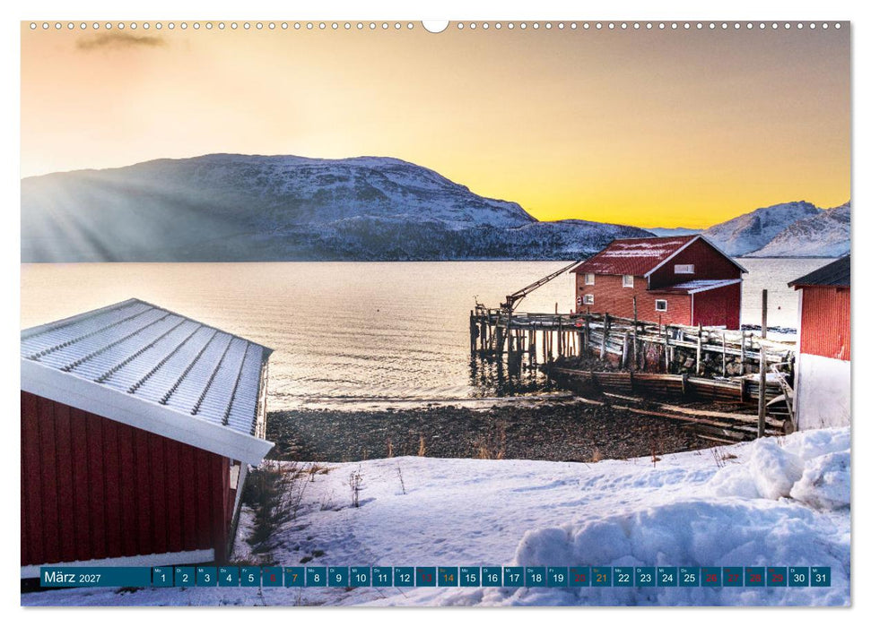 Von Tromsö nach Sommaroy - Winter in Norwegen (CALVENDO Wandkalender 2027)
