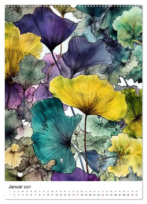 Ginkgo Biloba Schönheit (CALVENDO Premium Wandkalender 2027)