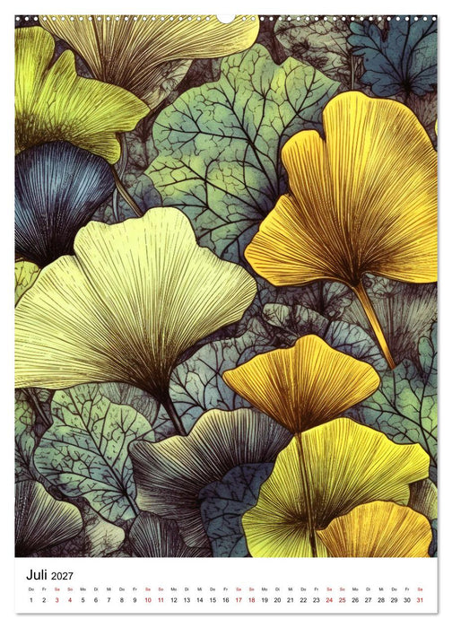 Ginkgo Biloba Schönheit (CALVENDO Premium Wandkalender 2027)