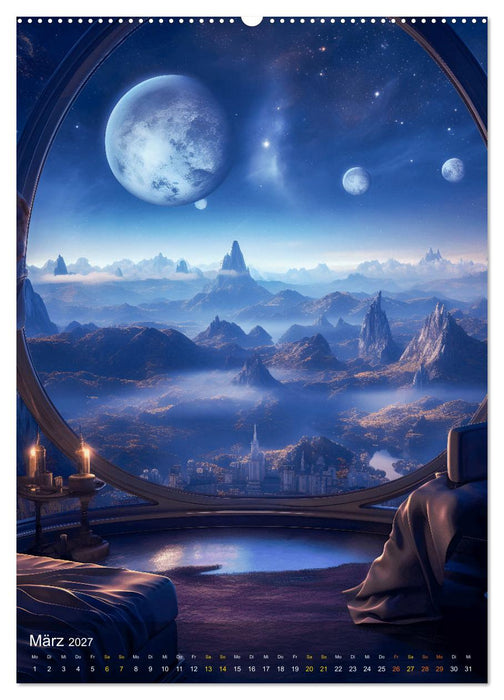 Endless Space - Zeitreisen in die unendlichen Weites des Weltraums (CALVENDO Wandkalender 2027)