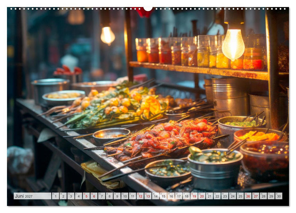 STREET FOOD Genuss International (CALVENDO Premium Wandkalender 2027)