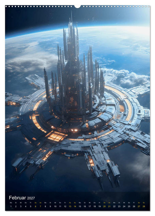 Endless Space - Zeitreisen in die unendlichen Weites des Weltraums (CALVENDO Premium Wandkalender 2027)