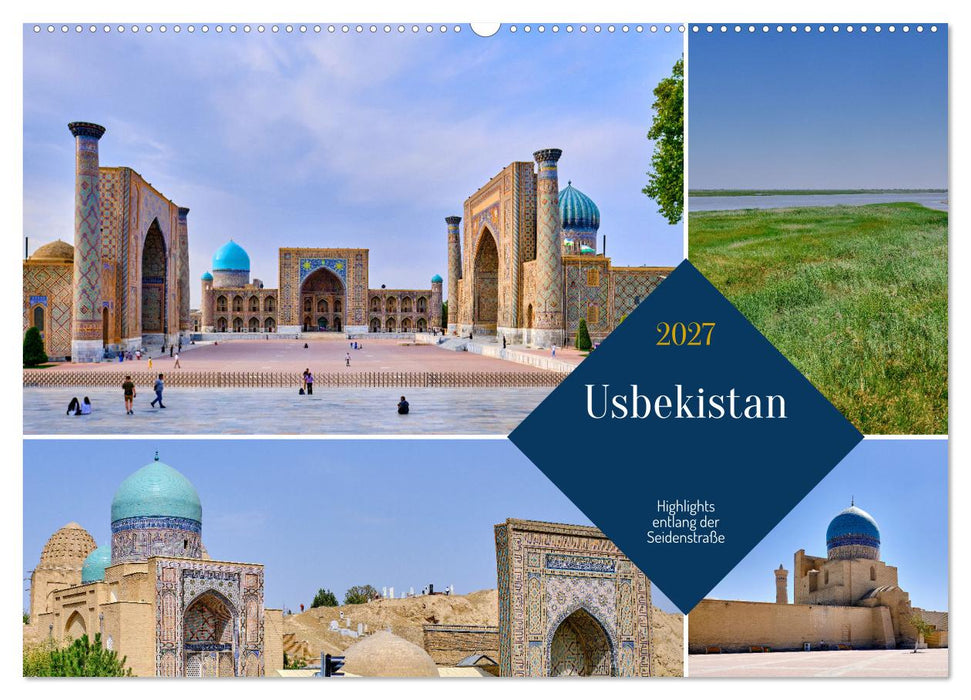 Zentralasien - Entlang der alten Seidenstraße (CALVENDO Wandkalender 2027)
