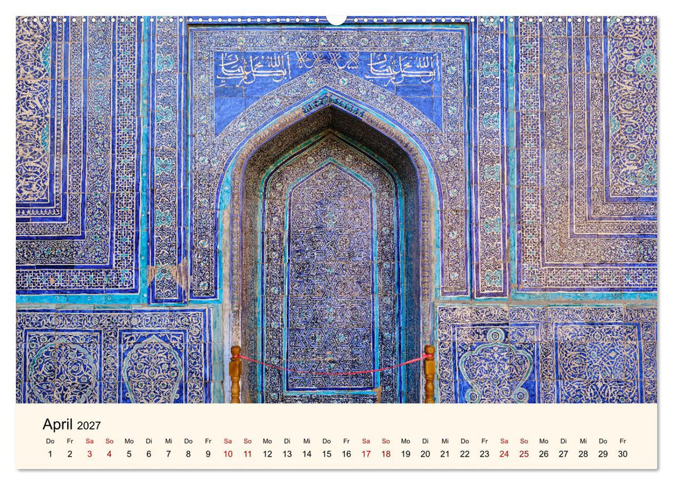Zentralasien - Entlang der alten Seidenstraße (CALVENDO Wandkalender 2027)