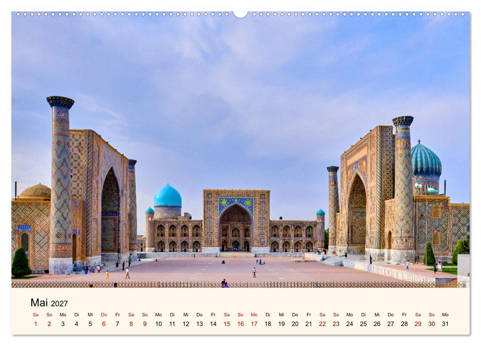 Zentralasien - Entlang der alten Seidenstraße (CALVENDO Wandkalender 2027)