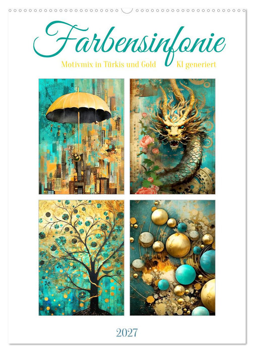 Farbensinfonie (CALVENDO Wandkalender 2027)