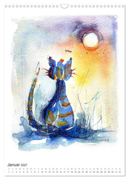 CATS - silent moments, besinnliche Momente (CALVENDO Wandkalender 2027)