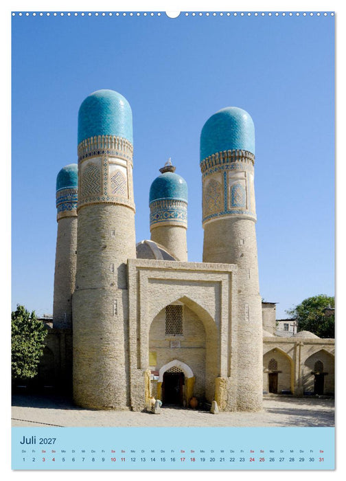 Usbekistan - Historische Architektur (CALVENDO Premium Wandkalender 2027)