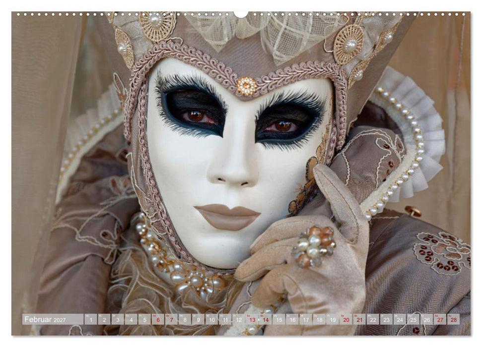 neunziggrad I photoart: venezia carnevale (CALVENDO Premium Wandkalender 2027)