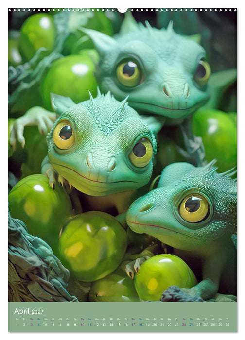 Sagenland der Drachen (CALVENDO Premium Wandkalender 2027)