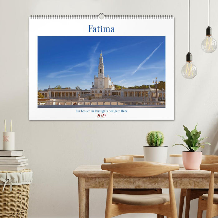Fatima: Ein Besuch in Portugals heiligem Herz (CALVENDO Wandkalender 2027)