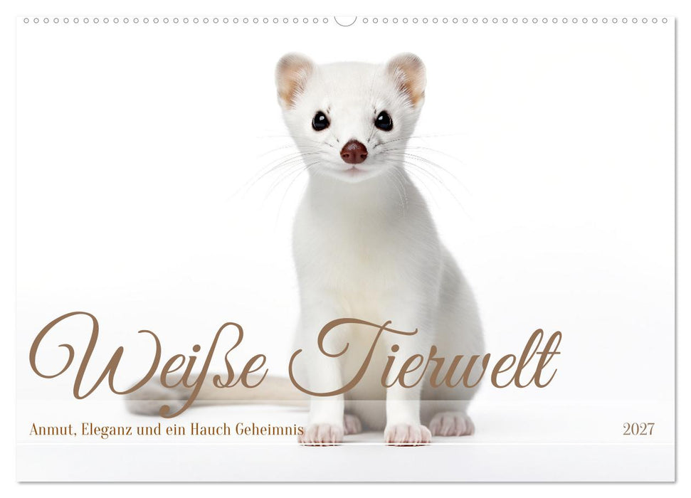 Weiße Tierwelt (CALVENDO Wandkalender 2027)