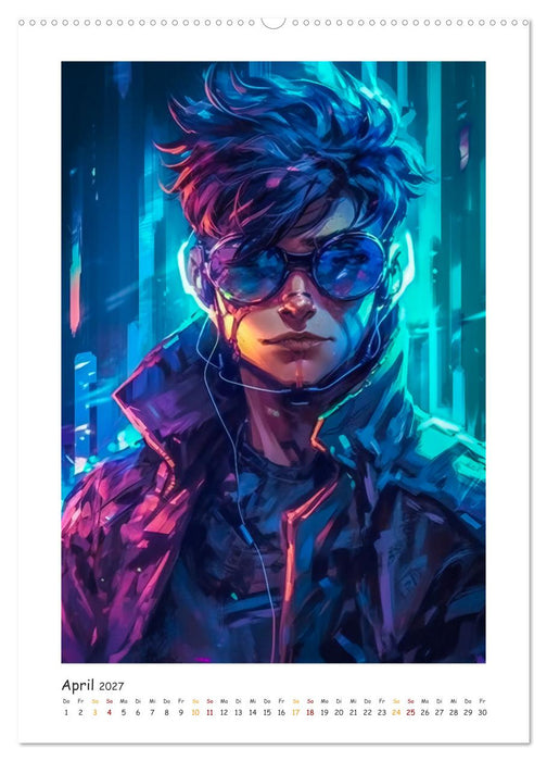 Coole Cyber Boys (CALVENDO Wandkalender 2027)