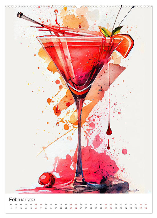 Künstlerische Cocktails (CALVENDO Wandkalender 2027)