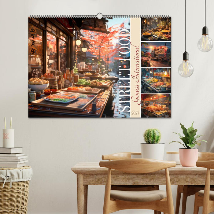 STREET FOOD Genuss International (CALVENDO Wandkalender 2027)
