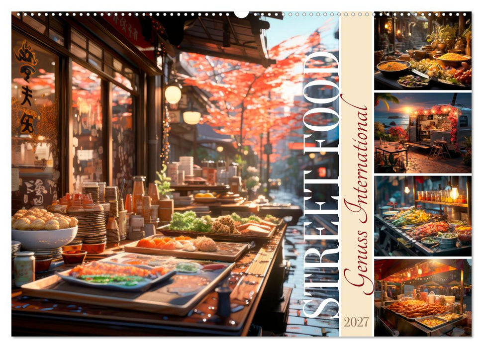 STREET FOOD Genuss International (CALVENDO Wandkalender 2027)