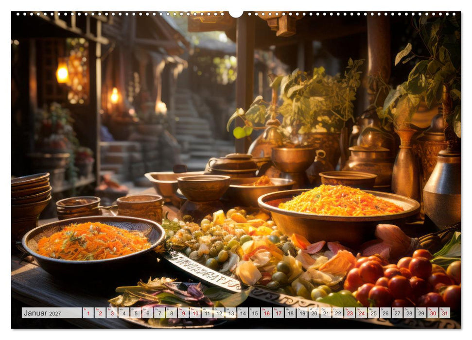 STREET FOOD Genuss International (CALVENDO Wandkalender 2027)