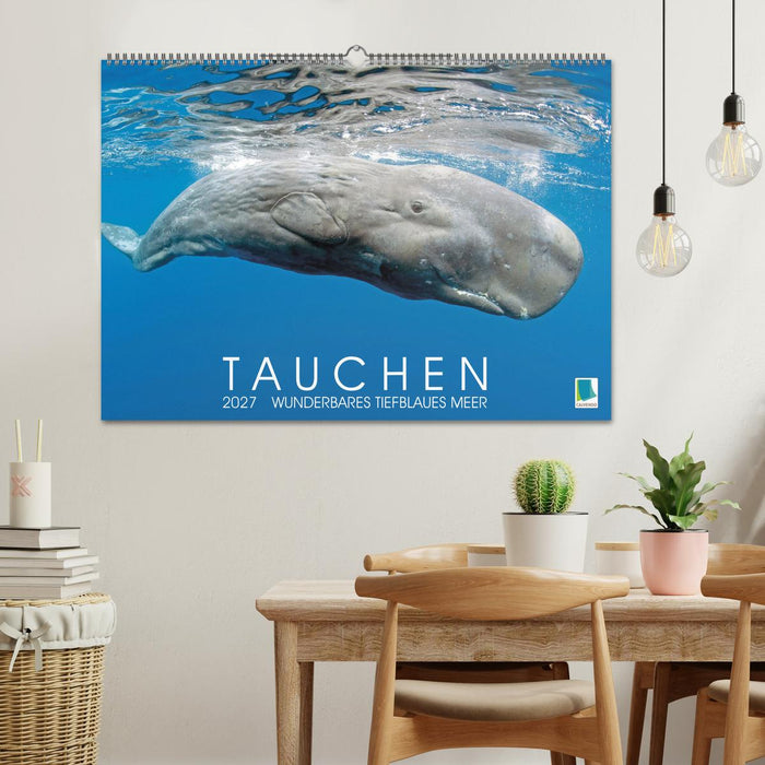 Tauchen: Wunderbares tiefblaues Meer (CALVENDO Wandkalender 2027)