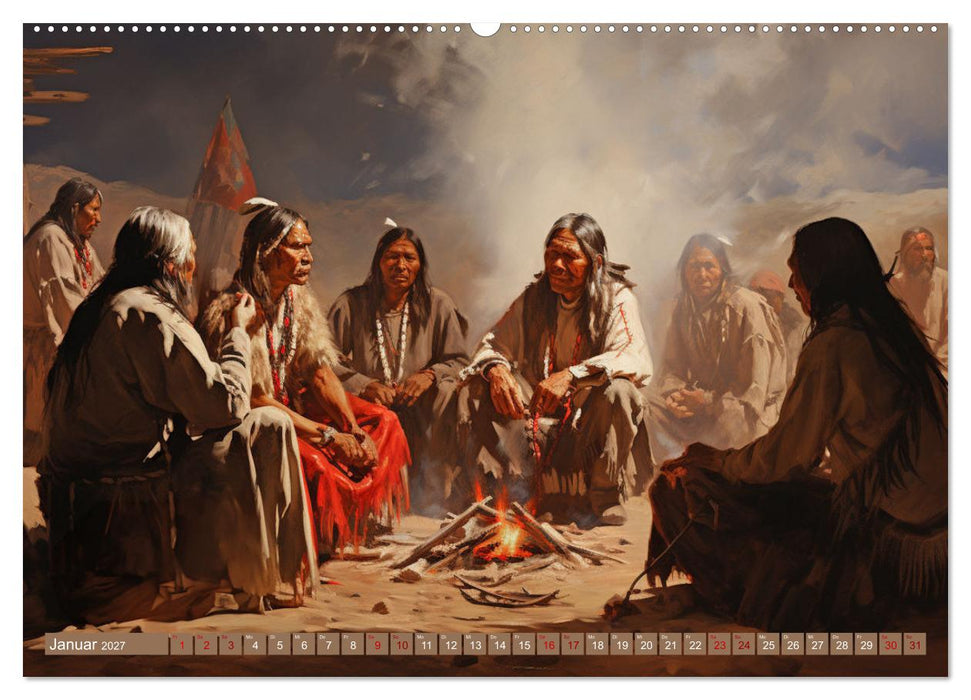 Indianische Impressionen (CALVENDO Premium Wandkalender 2027)