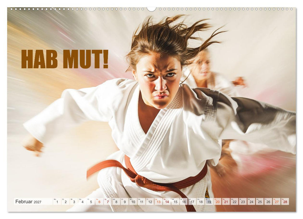 Judo und Motivation (CALVENDO Wandkalender 2027)