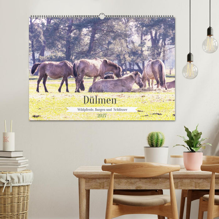 Dülmen - Wildpferde, Burgen und Schlösser (CALVENDO Wandkalender 2027)