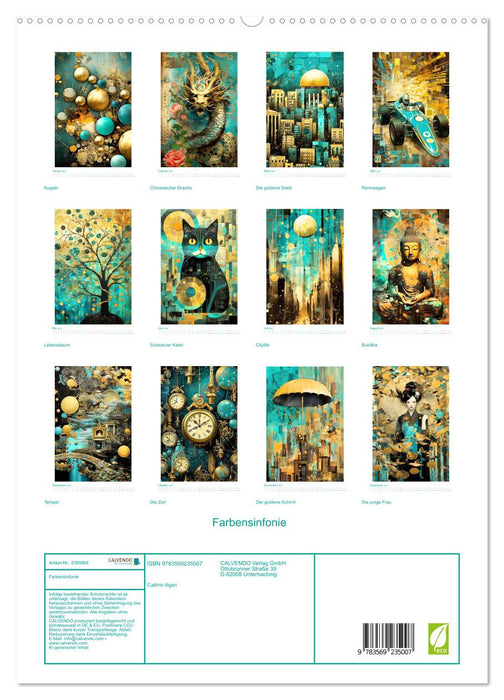 Farbensinfonie (CALVENDO Premium Wandkalender 2027)