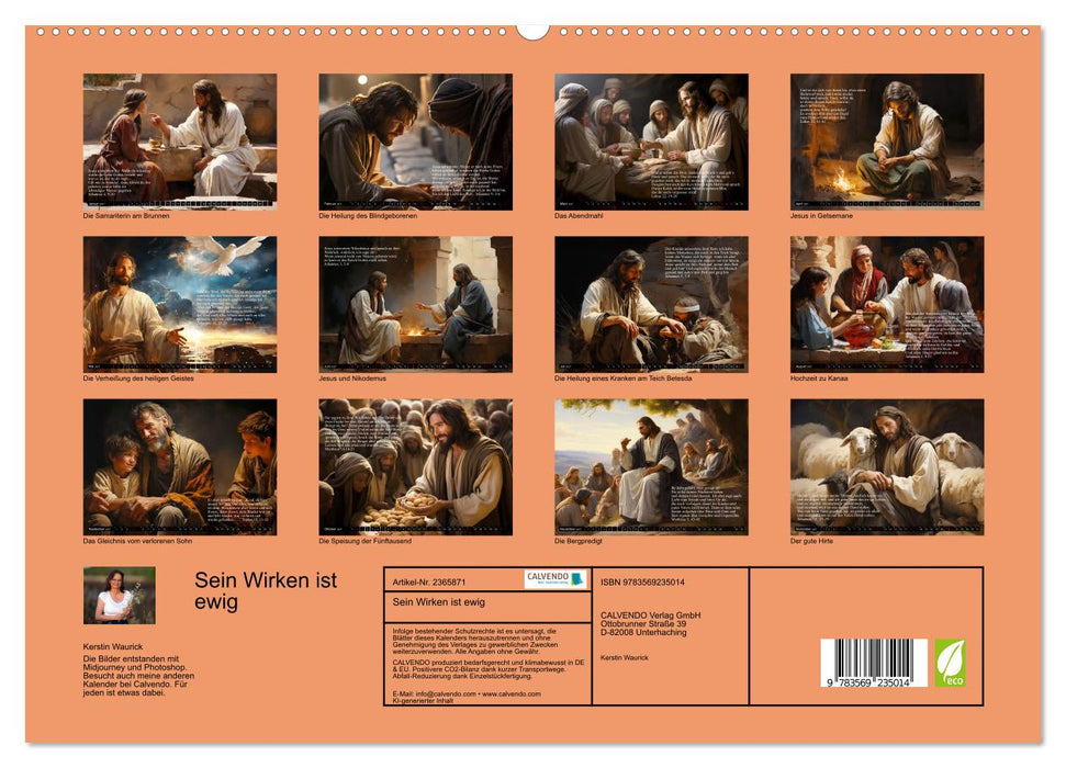 Sein Wirken ist ewig (CALVENDO Premium Wandkalender 2027)
