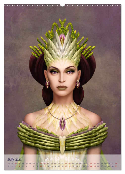 Food Fashion - surreal women's portraits with fruit and vegetable (CALVENDO Premium-Calendar 2027)