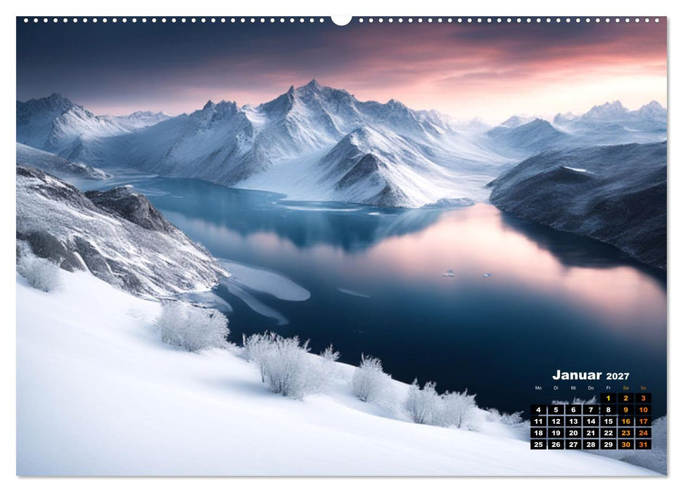 Von oben betrachtet Landschaften aus der Vogelperspektive (CALVENDO Wandkalender 2027)