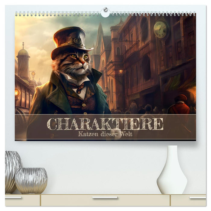 Charaktiere Katzen dieser Welt (CALVENDO Premium Wandkalender 2027)
