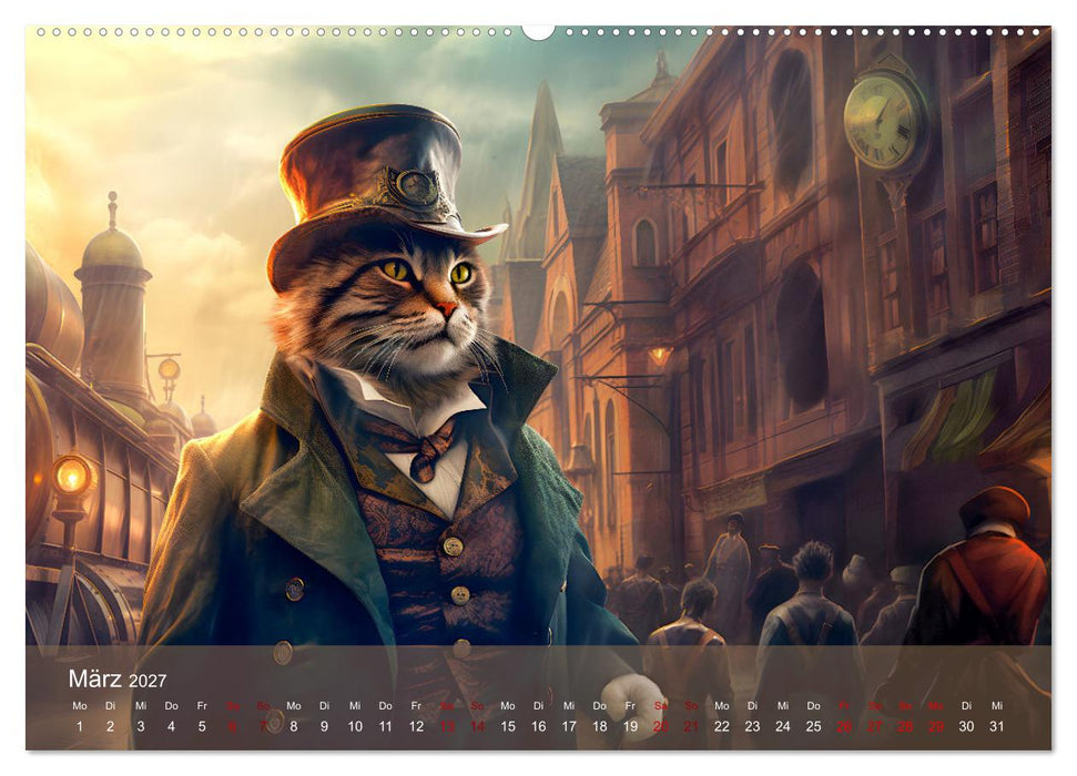 Charaktiere Katzen dieser Welt (CALVENDO Premium Wandkalender 2027)
