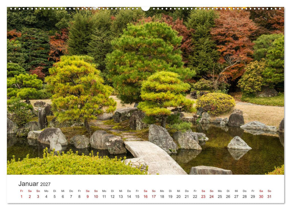 Japanischer Herbst und Laub (CALVENDO Wandkalender 2027)