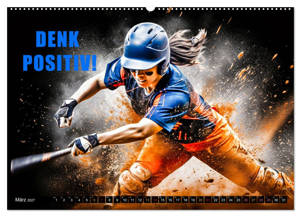 Baseball und Motivation (CALVENDO Wandkalender 2027)