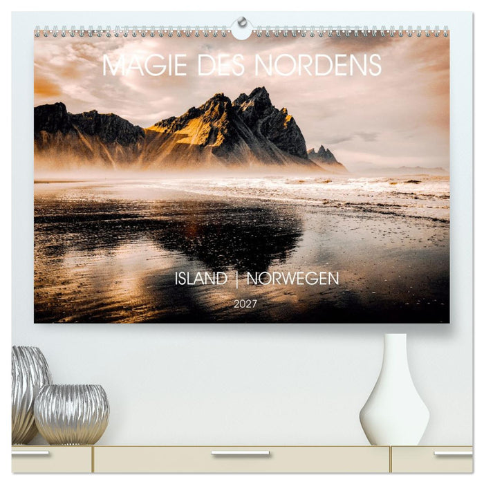 Magie des Nordens, Island und Norwegen (CALVENDO Premium Wandkalender 2027)