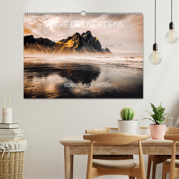 Magie des Nordens, Island und Norwegen (CALVENDO Wandkalender 2027)