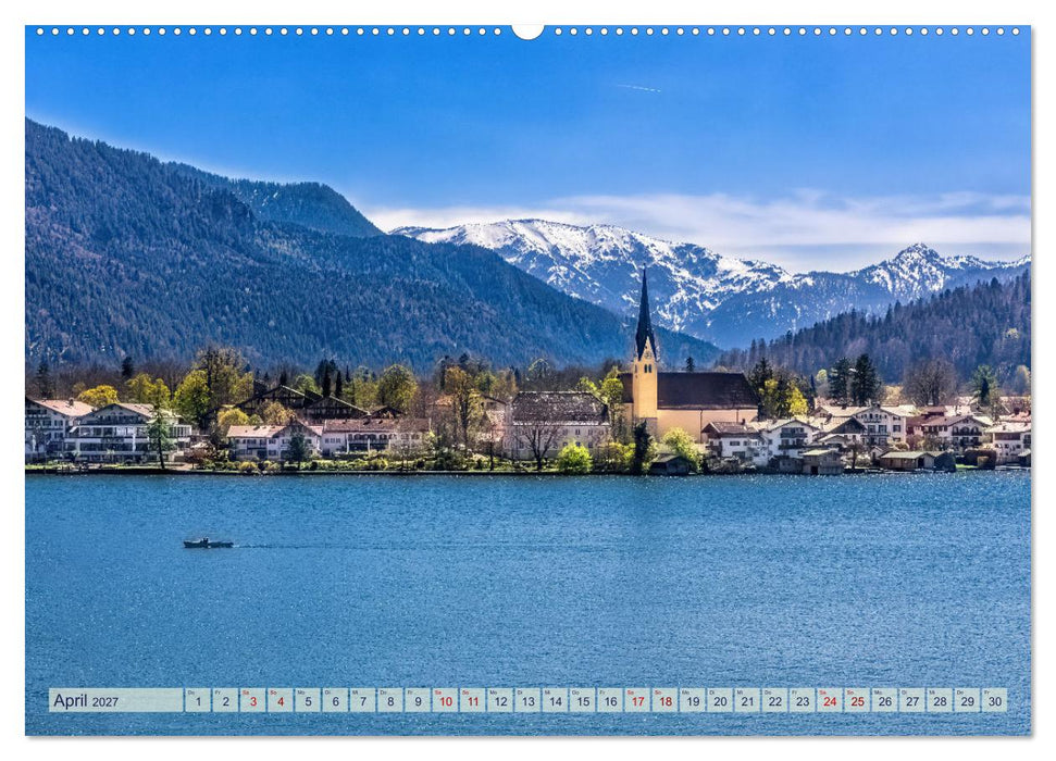 Malerischer Tegernsee (CALVENDO Premium Wandkalender 2027)