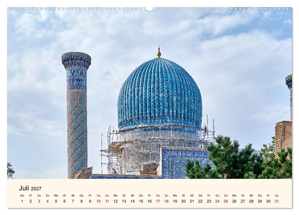 Zentralasien - Entlang der alten Seidenstraße (CALVENDO Premium Wandkalender 2027)