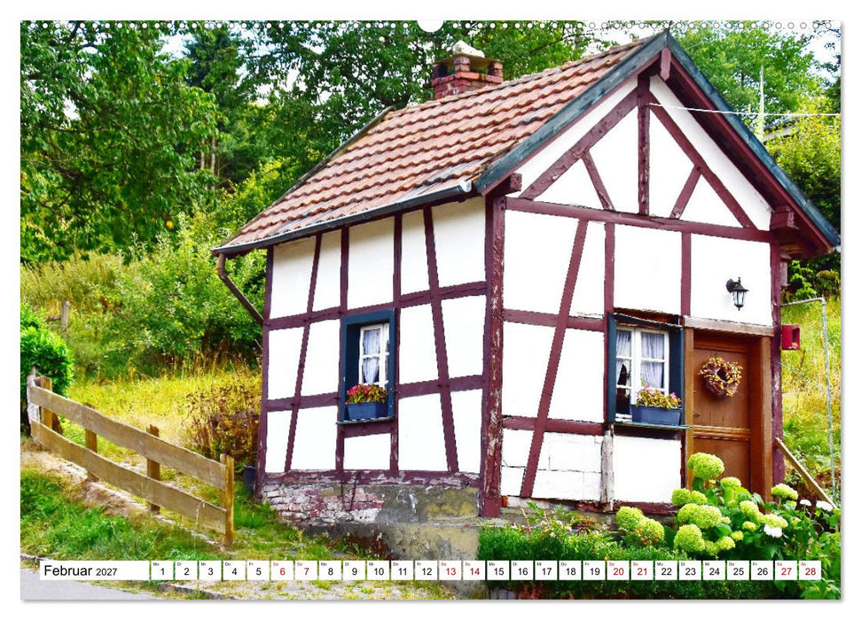 Fachwerkhäuser - Historische Gebäude rund um Simmerath (CALVENDO Wandkalender 2027)