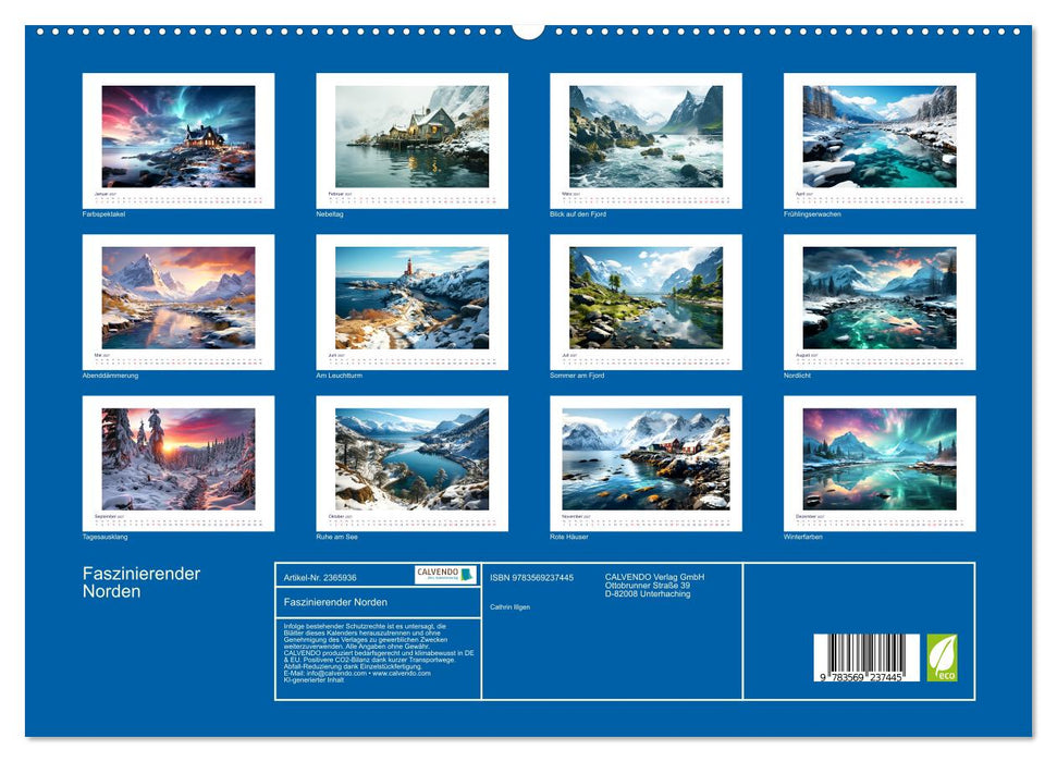 Faszinierender Norden (CALVENDO Premium Wandkalender 2027)