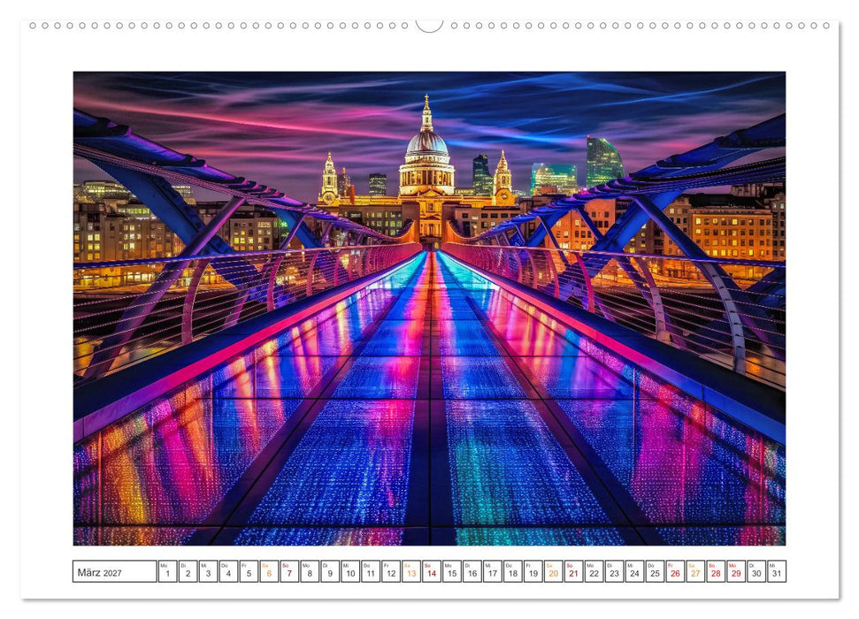 Berühmte Brückenwunder (CALVENDO Premium Wandkalender 2027)