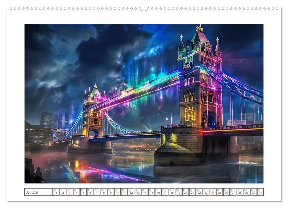 Berühmte Brückenwunder (CALVENDO Premium Wandkalender 2027)